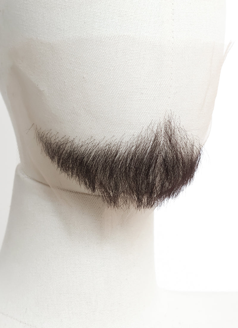 Epic: The Musical Polites Handmade HD Lace Realistic Natural Black Goatee and Moustache Facial Hair Set MB056