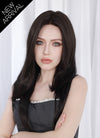 Black Straight Mono Top Kanekalon Lace Wig MN021