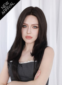 Black Straight Mono Top Kanekalon Lace Wig MN021