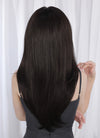 Black Straight Mono Top Kanekalon Lace Wig MN021