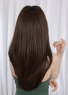 Brunette Straight Mono Top Kanekalon Lace Wig MN025