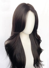 Dark Brown Wavy Synthetic Hair Wig NL070A