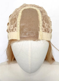 Blonde Wavy Synthetic Hair Wig NL070D