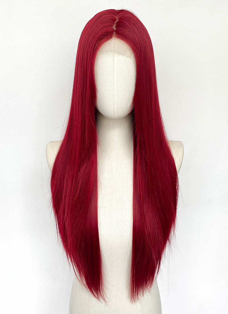 Red Straight Synthetic Hair Wig NLCS019