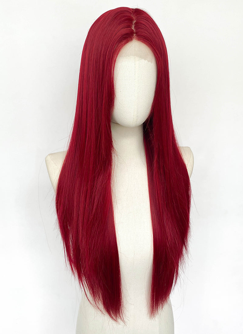 Red Straight Synthetic Hair Wig NLCS019