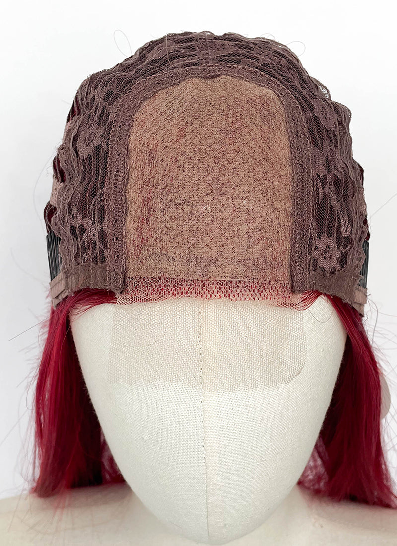Red Straight Synthetic Hair Wig NLCS019