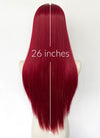 Red Straight Synthetic Hair Wig NLCS019