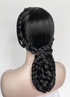 Wednesday Addams Gala Black Braided Synthetic Hair Wig NS2003