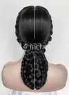 Wednesday Addams Gala Black Braided Synthetic Hair Wig NS2003