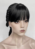 Wednesday Addams Gala Black Braided Synthetic Hair Wig NS2003