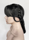 Wednesday Addams Gala Black Braided Synthetic Hair Wig NS2003