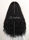 Black Wavy Synthetic Wig NS347