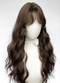 Brunette Wavy Synthetic Hair Wig NS539