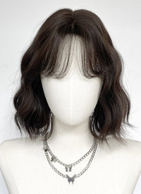 Brunette Wavy Bob Synthetic Hair Wig NS551