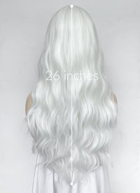 White Wavy Synthetic Hair Wig NS566