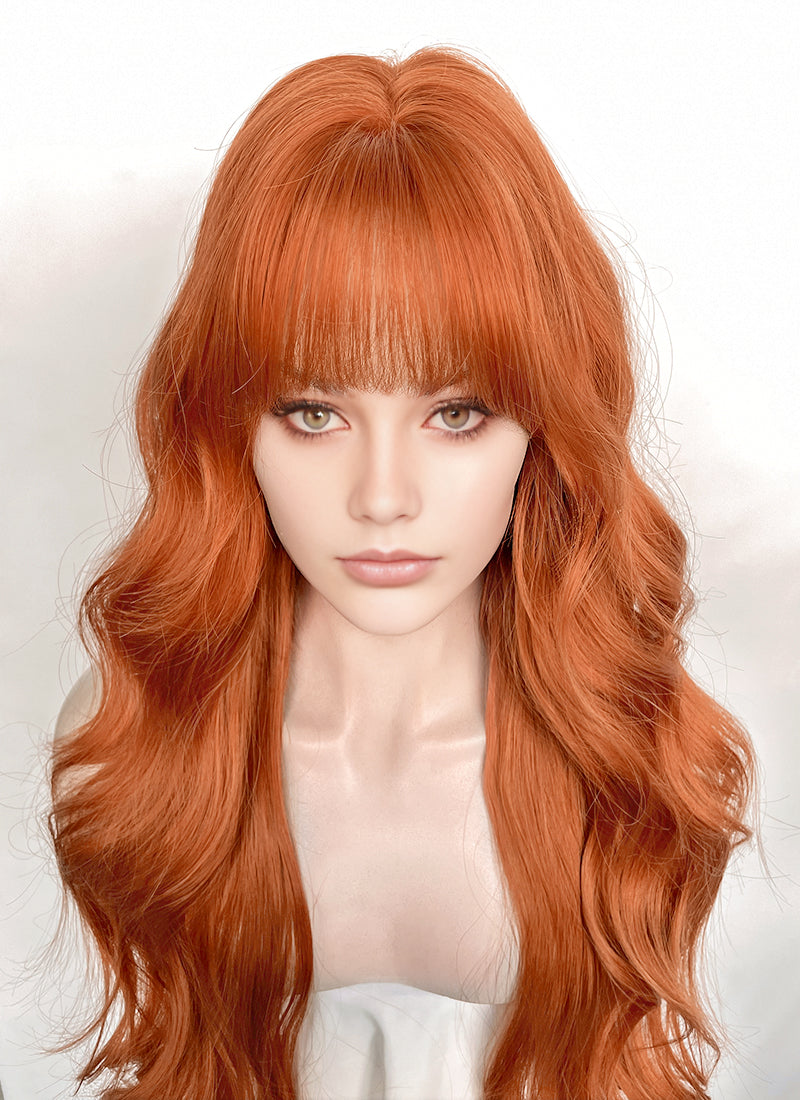 Ginger Wavy Synthetic Hair Wig | WigIsFashion