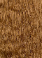 Golden Blonde Curly Synthetic Hair Wig NS622