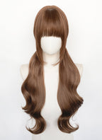 Brown Wavy Synthetic Hair Wig NS623A