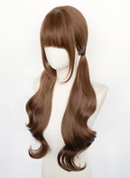 Brown Wavy Synthetic Hair Wig NS623A