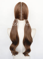 Brown Wavy Synthetic Hair Wig NS623A