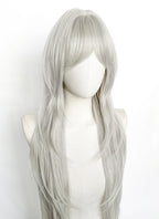 Silver Grey Straight Synthetic Hair Wig NS624