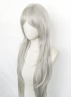Silver Grey Straight Synthetic Hair Wig NS624