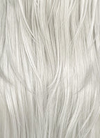 Silver Grey Straight Synthetic Hair Wig NS624