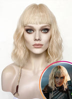 Star Wars Ahsoka Shin Hati Blonde Wavy Synthetic Hair Wig TB1661