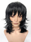 Mouthwashing Anya Black Wavy Synthetic Hair Wig TB1752A