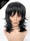 Mouthwashing Anya Black Wavy Synthetic Hair Wig TB1752A
