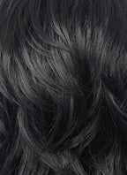 Mouthwashing Anya Black Wavy Synthetic Hair Wig TB1752A