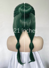 The Apothecary Diaries Maomao Green Braided Synthetic Hair Wig TB1758