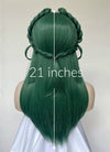 The Apothecary Diaries Maomao Green Braided Synthetic Hair Wig TB1760