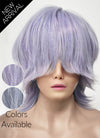KPop Demon Hunters Saja Boys Mystery Pastel Purple Straight Synthetic Hair Wig TB1762