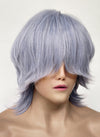 KPop Demon Hunters Saja Boys Mystery Pastel Purple Straight Synthetic Hair Wig TB1762