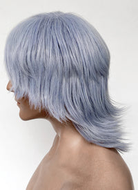 KPop Demon Hunters Saja Boys Mystery Pastel Purple Straight Synthetic Hair Wig TB1762