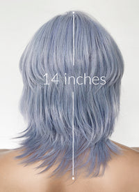 KPop Demon Hunters Saja Boys Mystery Pastel Purple Straight Synthetic Hair Wig TB1762