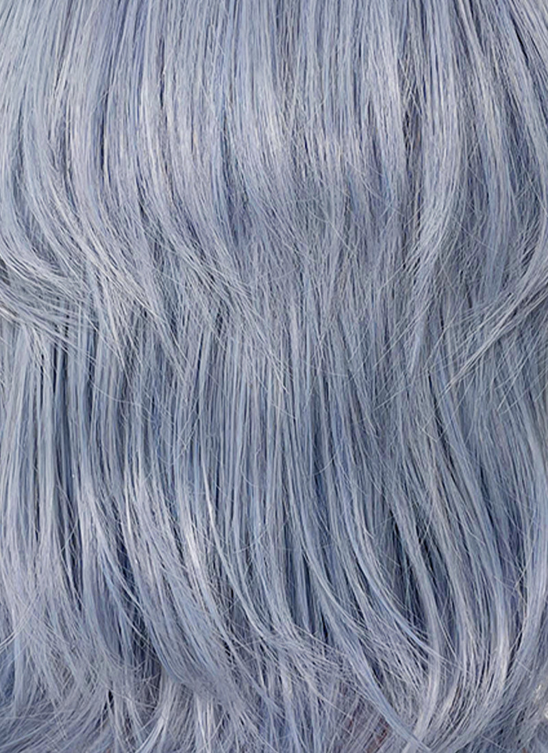 KPop Demon Hunters Saja Boys Mystery Pastel Purple Straight Synthetic Hair Wig TB1762