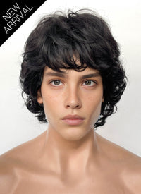 Stranger Things Mike Wheeler Black Curly Synthetic Men's Wig TB1769A
