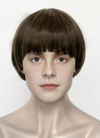 Stranger Things Will Byers Brunette Straight Synthetic Wig TB1770A