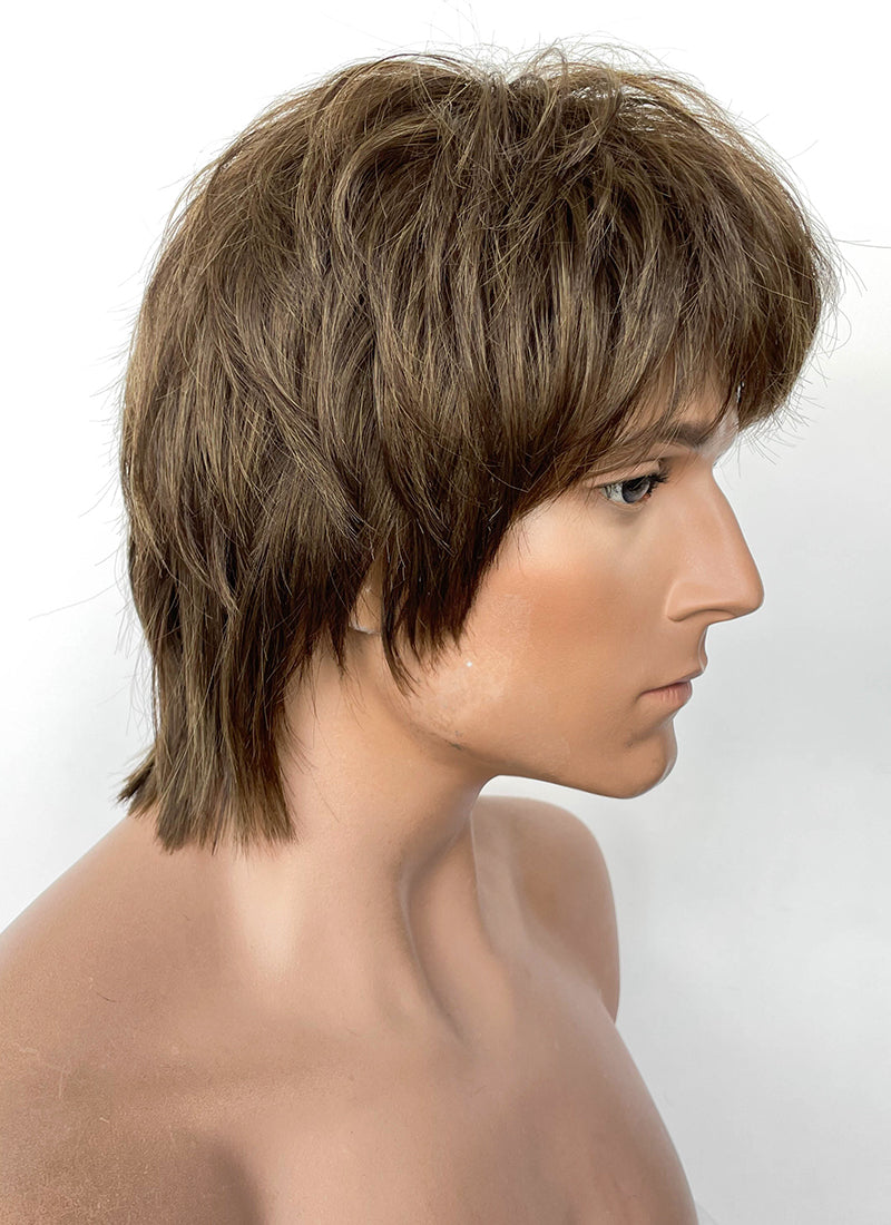Stranger Things Jonathan Byers Brown Straight Synthetic Men's Wig TB1771A