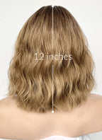 Stranger Things Robin Buckley Blonde With Dark Roots Wavy Synthetic Wig TB1773A