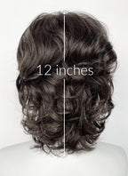 Brunette Shaggy Wavy Synthetic Hair Wig TB1775A