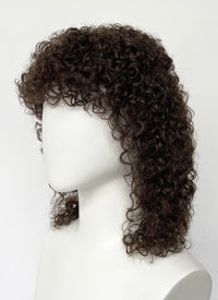 Stranger Things Dustin Henderson Brunette Curly Natural Hair Wig TBH1772