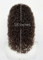 Stranger Things Dustin Henderson Brunette Curly Natural Hair Wig TBH1772