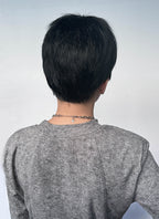 Natural Black Straight Natural Hair Wig TBH1777A