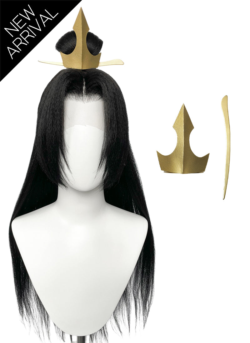 Avatar: The Last Airbender Zuko Black Braided Lace Front Synthetic Wig LF2214