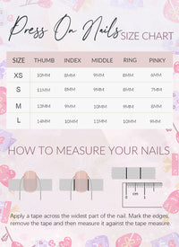 Pink Peach Sweet Blossom Coffin Handmade Children's Press-On Nails Kid NF036C
