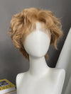 Golden Blonde Wavy Lace Front Synthetic Men's Wig LF8036