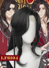 Heaven Official's Blessing Hua Cheng Natural Black Yaki Straight Lace Front Synthetic Men's Wig LF6104